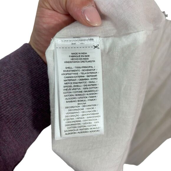 Lauren Ralph Lauren Women's Embroidered CottageCore Cotton Voile Dress Sz 12 - Picture 12 of 13